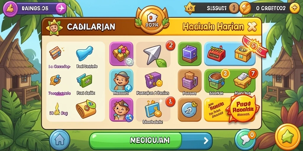 Fitur bonus yang menarik dan menguntungkan.